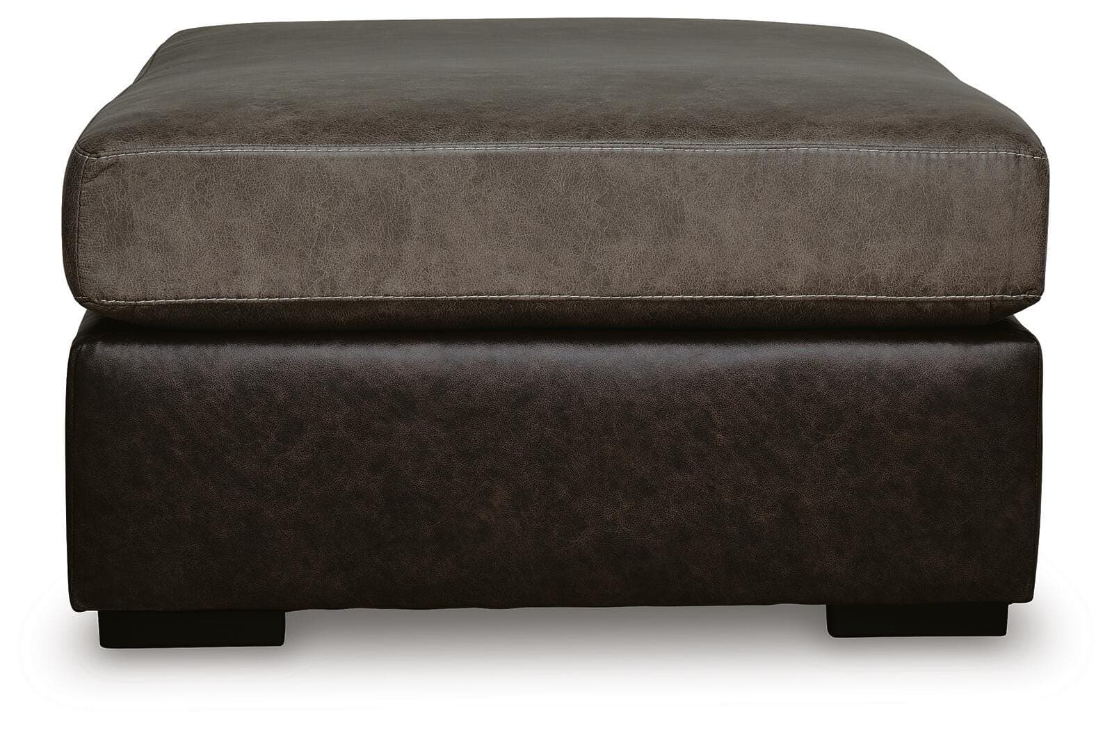 Baltic-Park Oversized Accent Ottoman — Brown/Beige — view 4