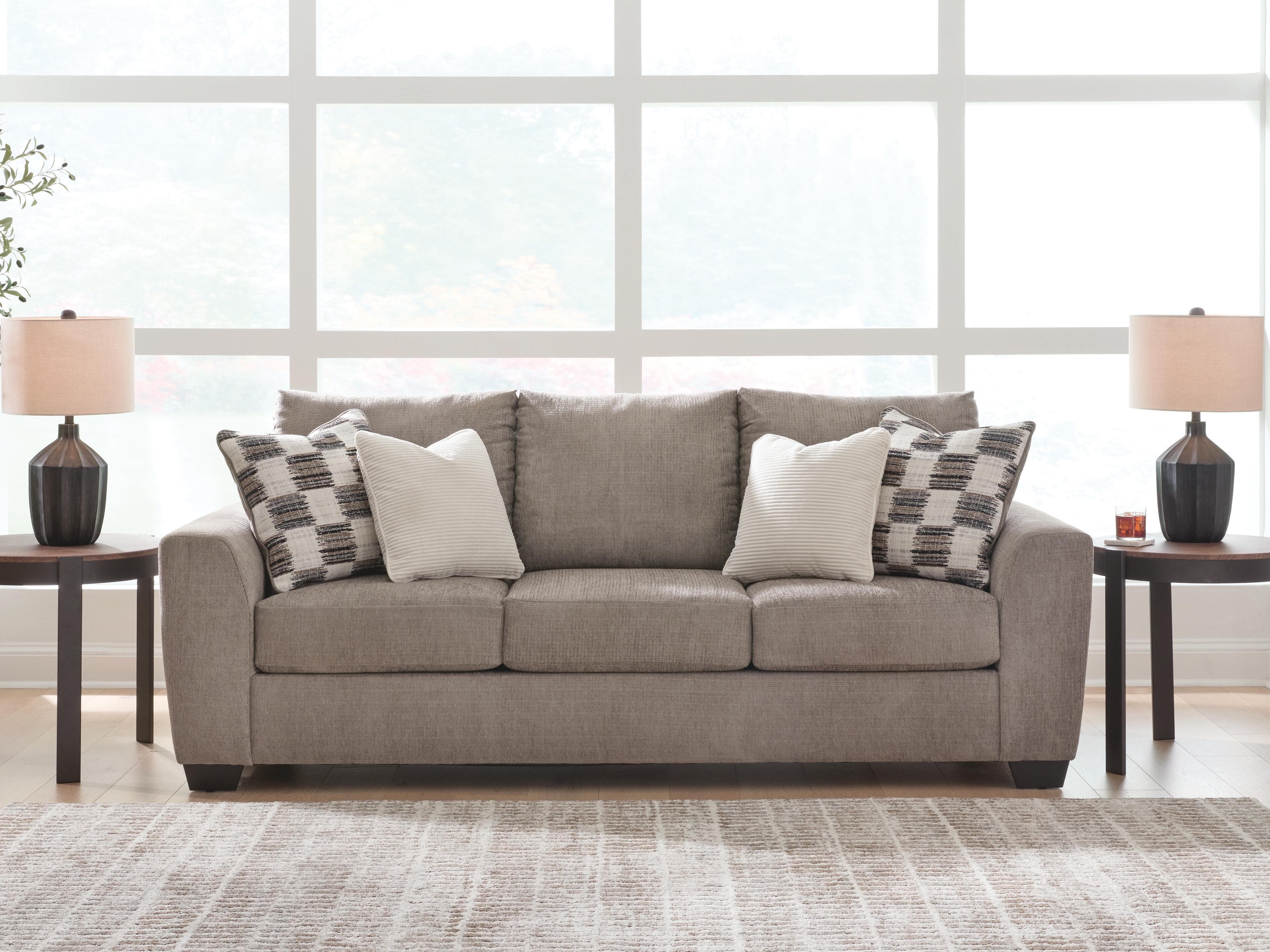 Loreo Sofa — Brown/Beige — view 2