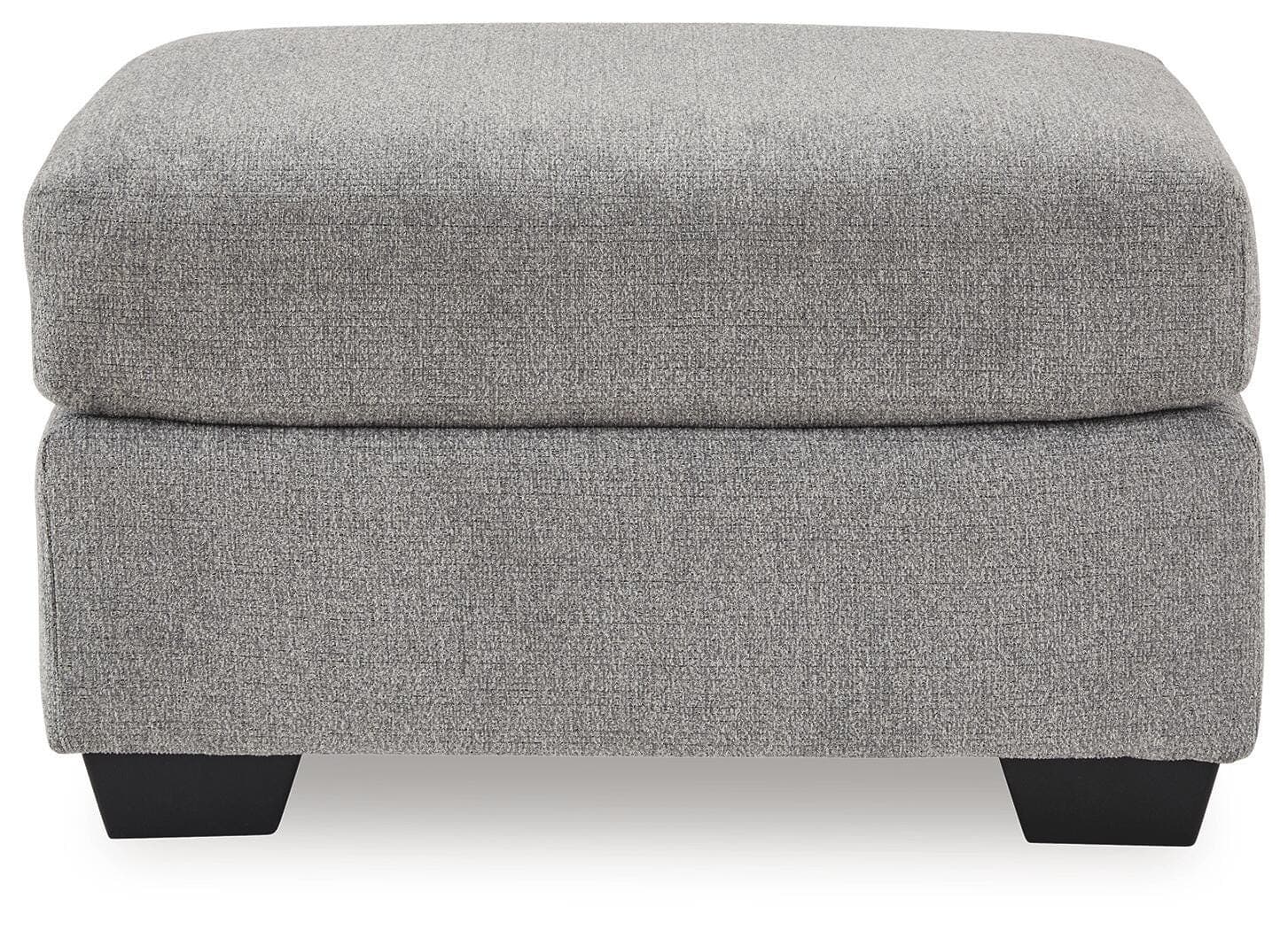 Loreo Ottoman — Black/Gray — view 3