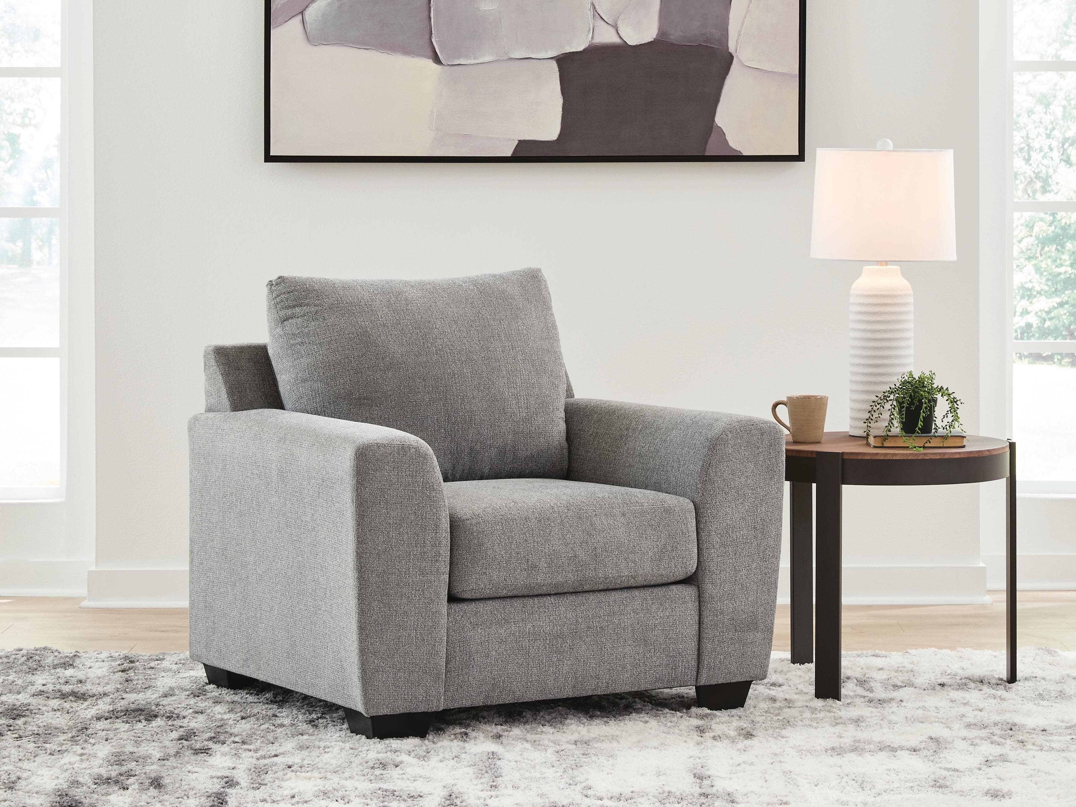 Loreo Chair — Black/Gray — view 2