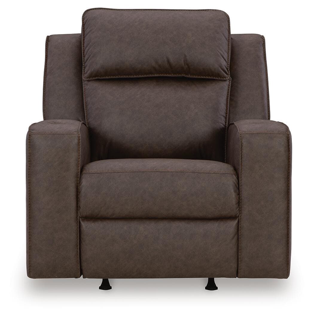 Lavenhorne Recliner — Black/Gray — view 4