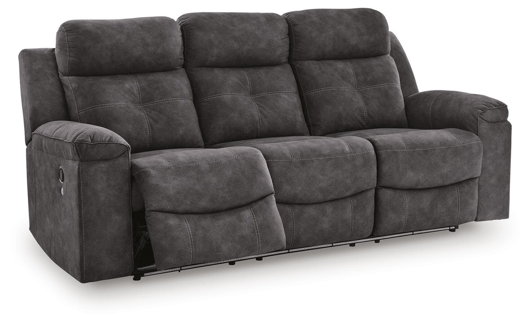 Brysonview Reclining Sofa — Black/Gray — view 3