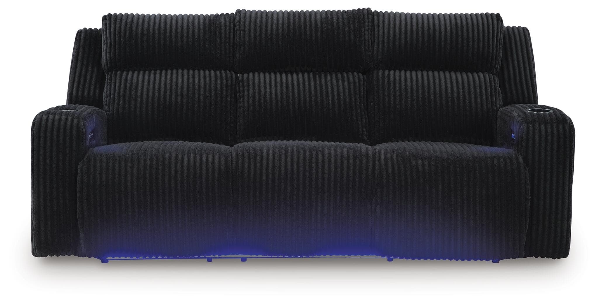 TwinBrooke Power Reclining Sofa — Black/Gray — view 4