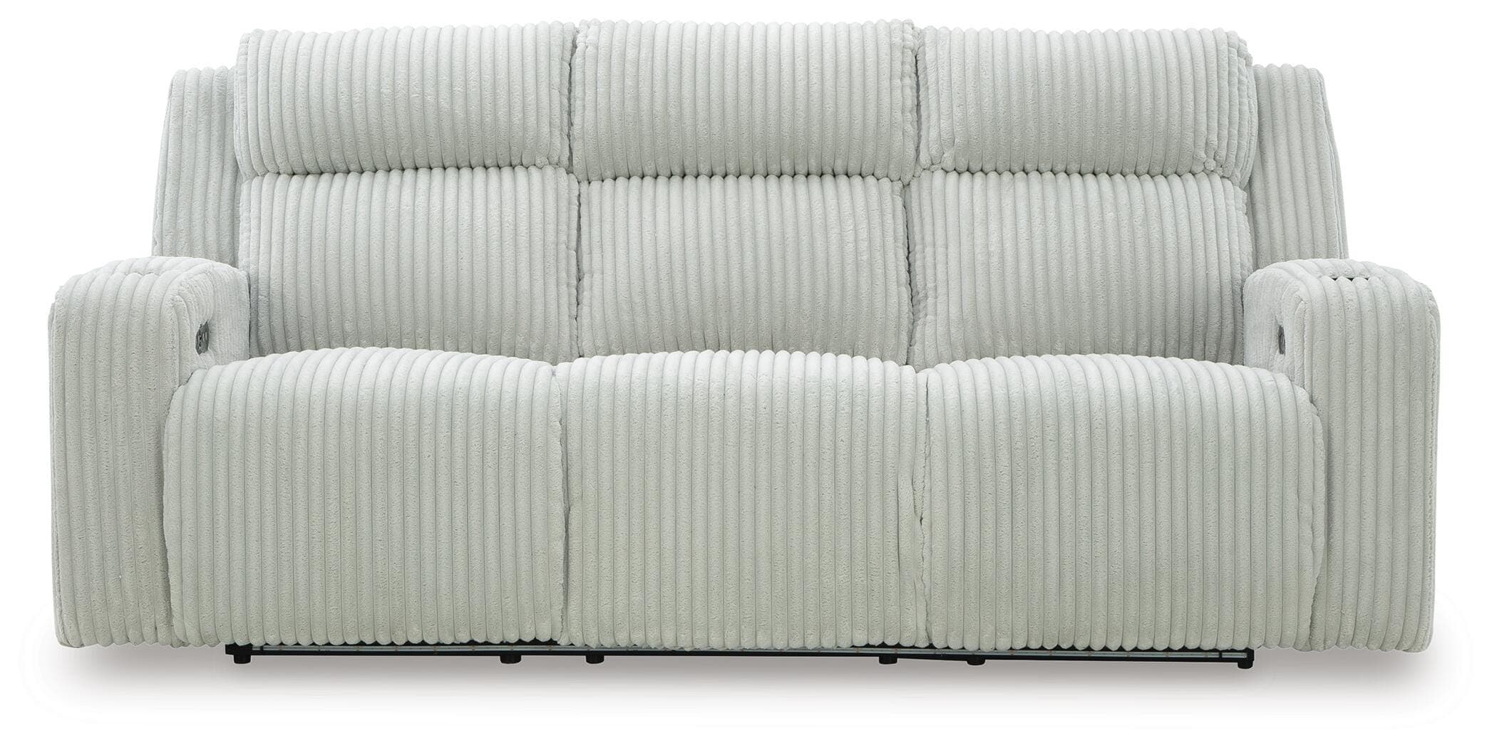 TwinBrooke Power Reclining Sofa — Black/Gray — view 4