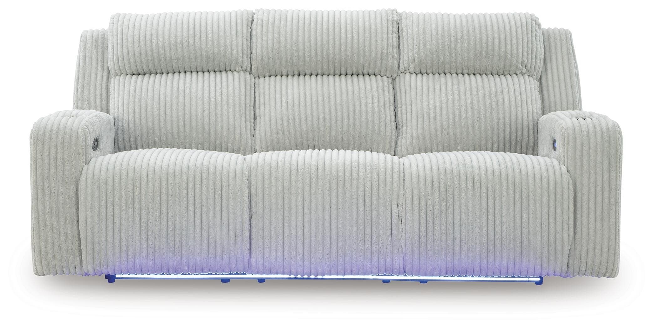TwinBrooke Power Reclining Sofa — Black/Gray — view 5