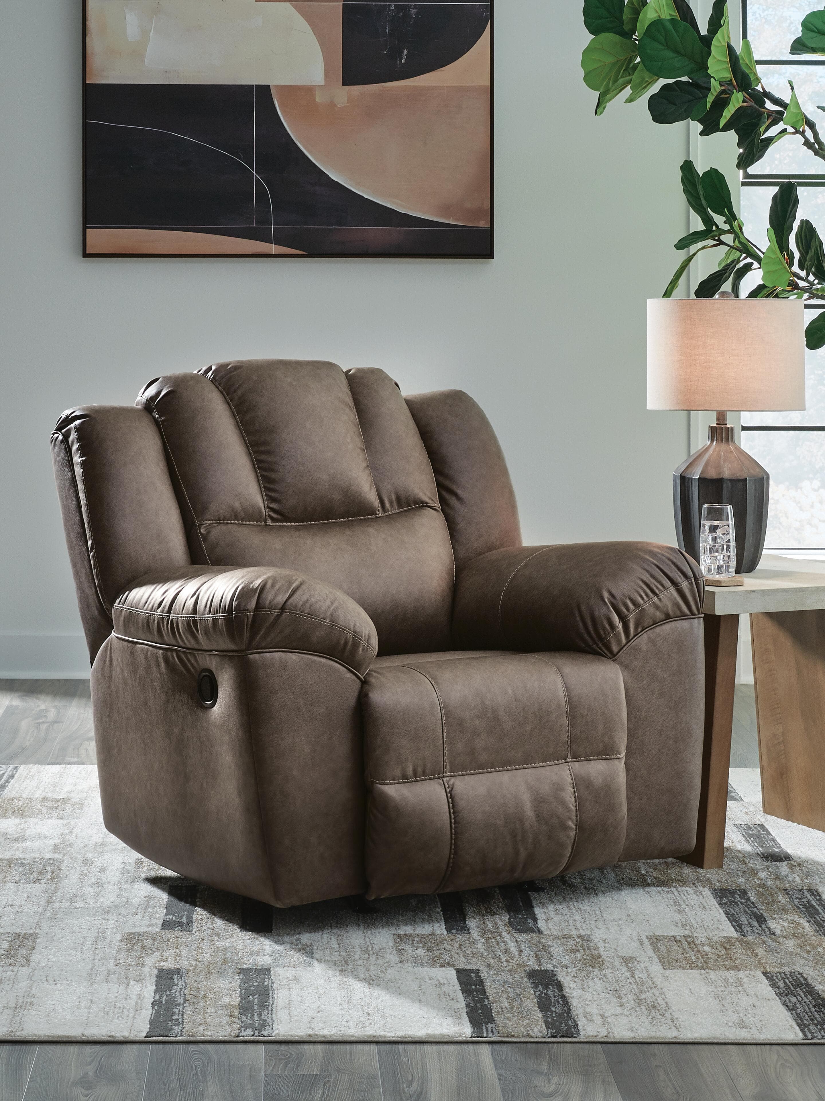 Knoxlee Recliner — Brown/Beige — view 2