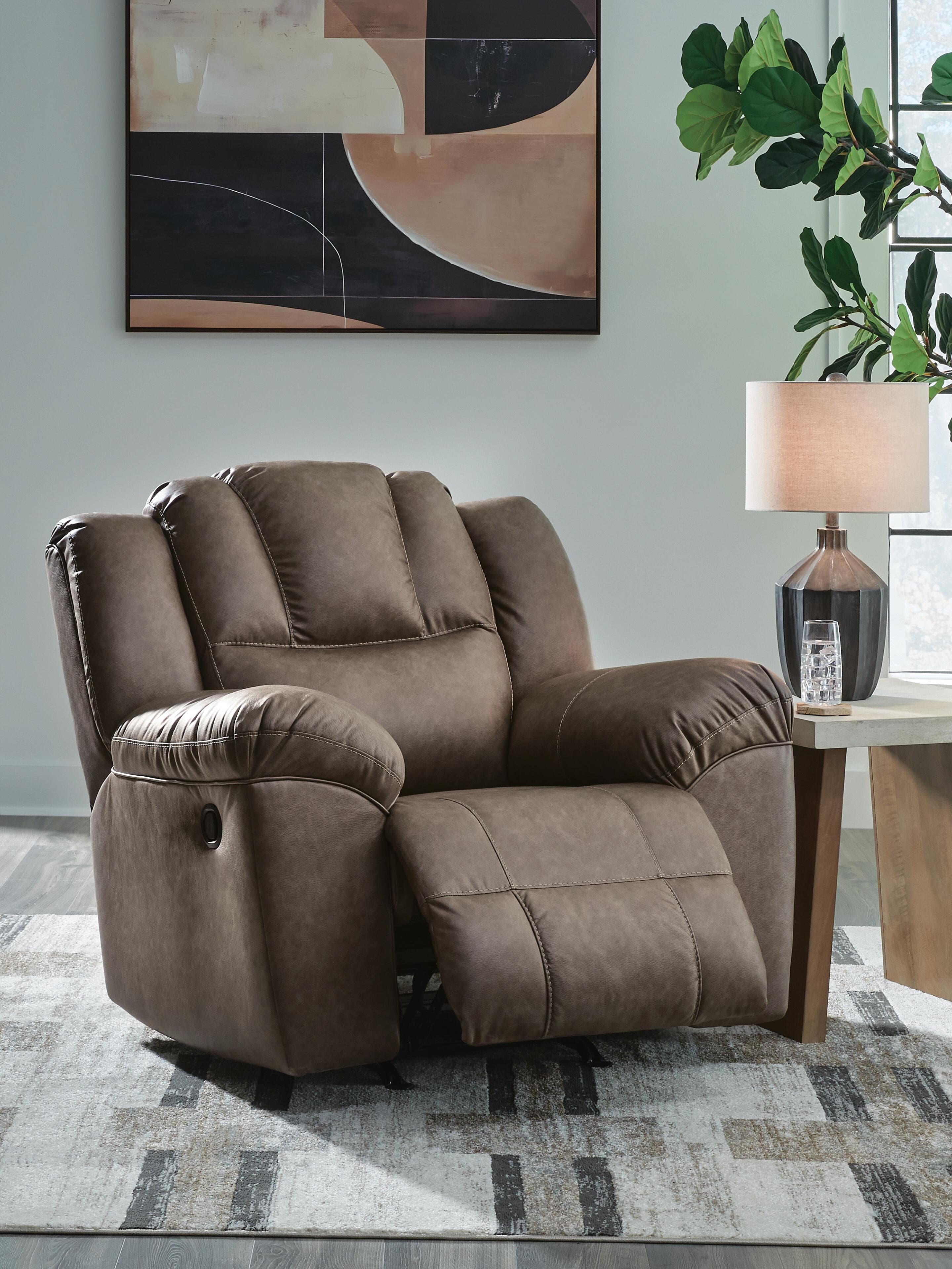 Knoxlee Recliner — Brown/Beige — view 6