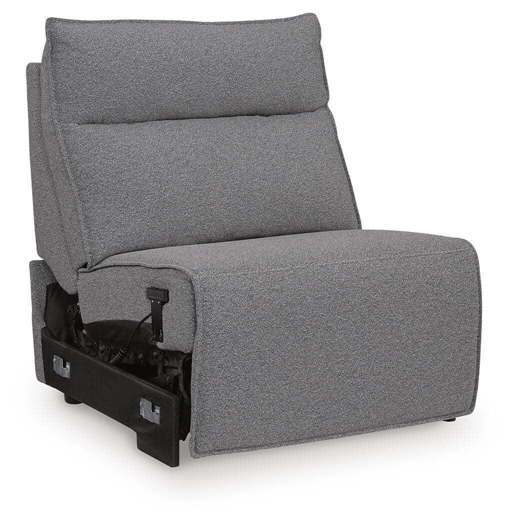 Modmax II 8-Piece Power Reclining Sectional with Console — Salt and Pepper — view 6