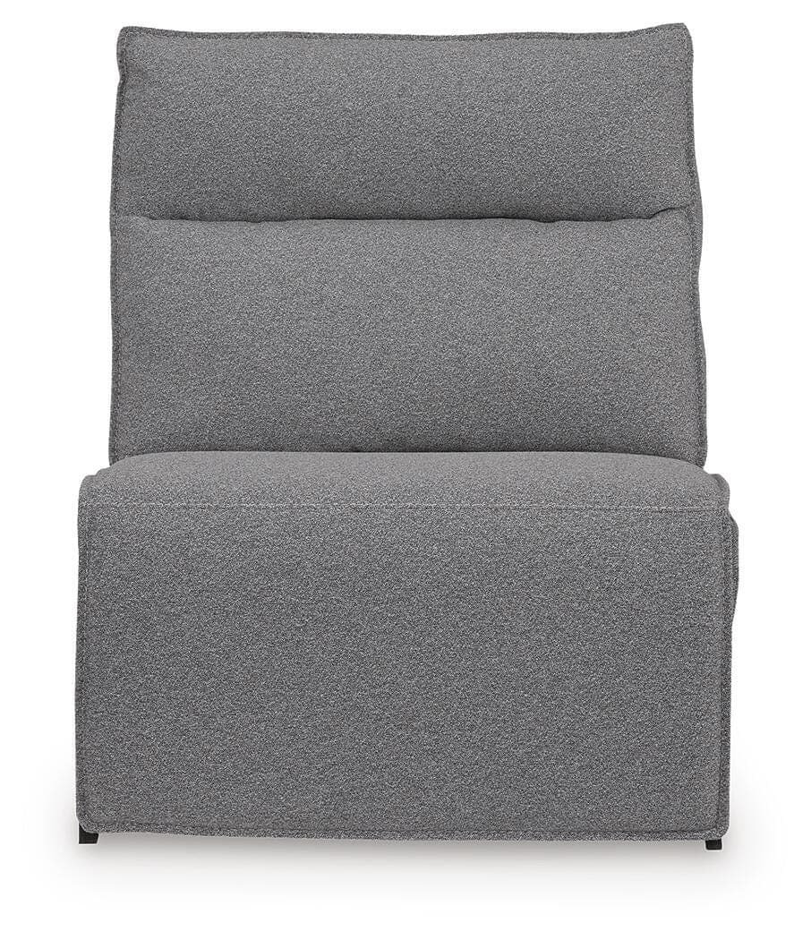 Modmax II 8-Piece Power Reclining Sectional with Console — Salt and Pepper — view 4