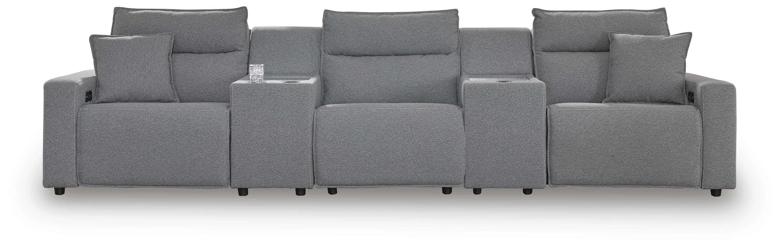 Modmax II 5-Piece Power Reclining Sectional with Consoles