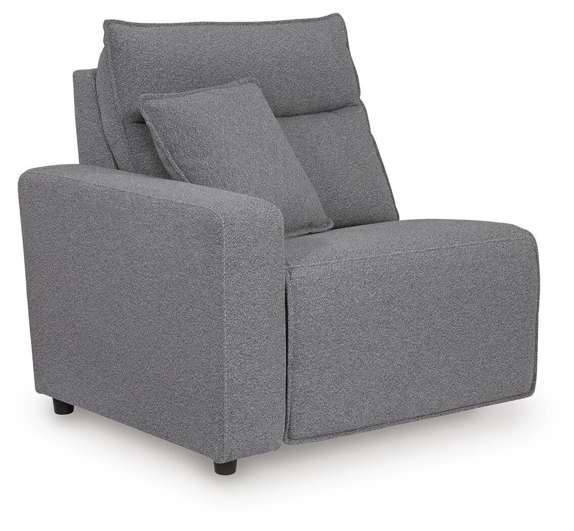Modmax II 7-Piece Power Reclining Sectional with Audio Consoles — Salt and Pepper — view 8