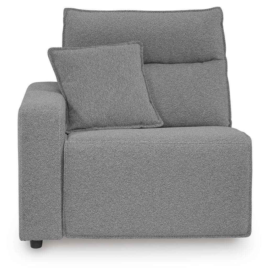 Modmax II 7-Piece Power Reclining Sectional with Audio Consoles — Salt and Pepper — view 7
