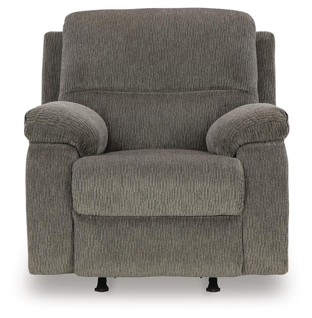 Scranto Recliner — Black/Gray — view 4