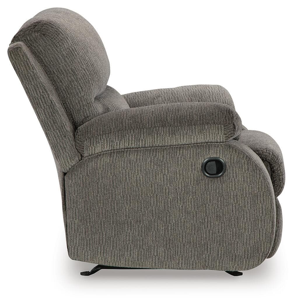 Scranto Recliner — Black/Gray — view 5