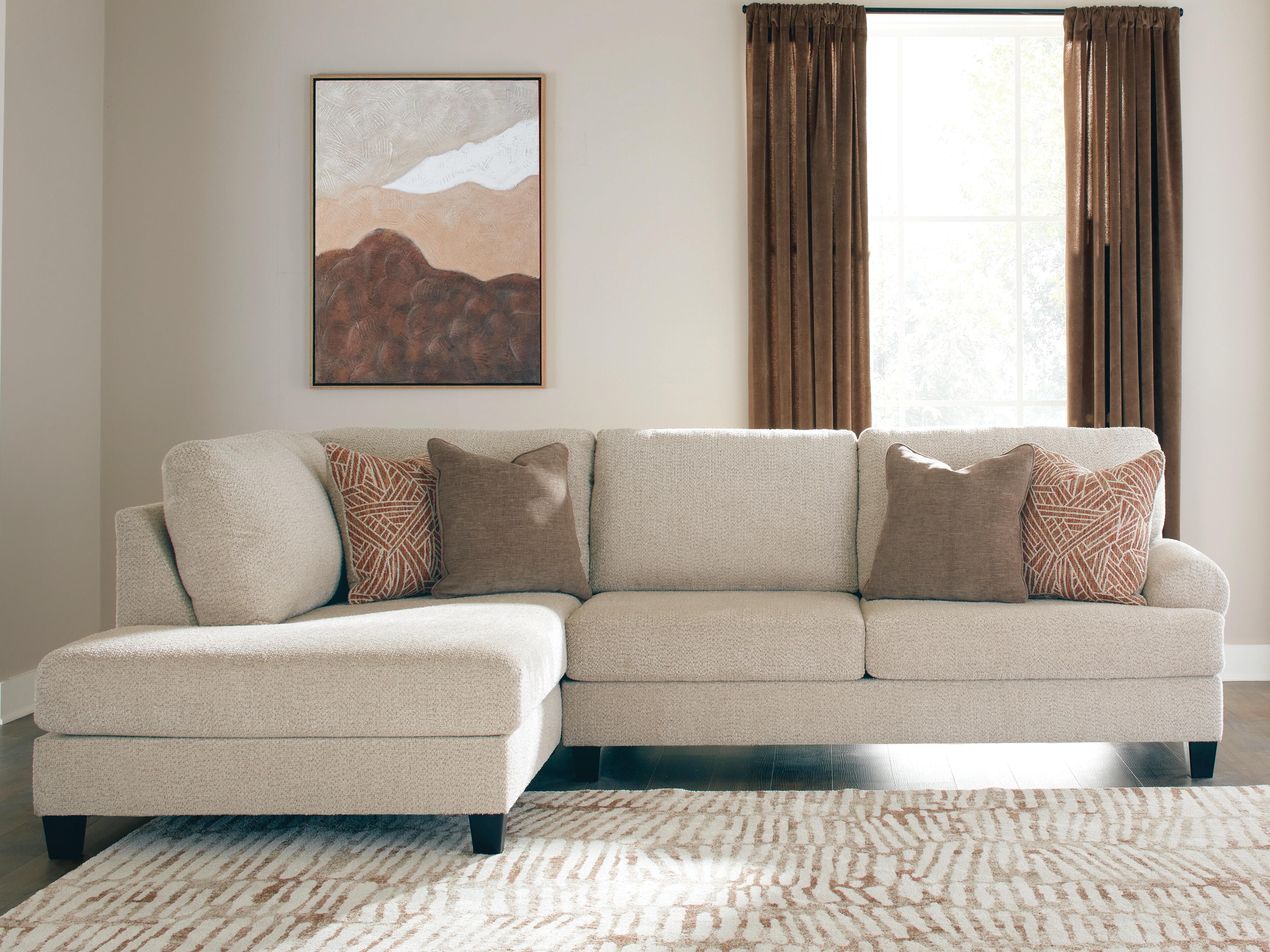 Steelwater Retreat 2-Piece Sectional with Chaise — Latte — view 2