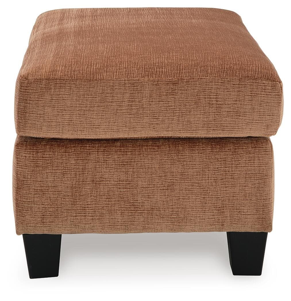 Amity Bay Ottoman — Orange — view 4