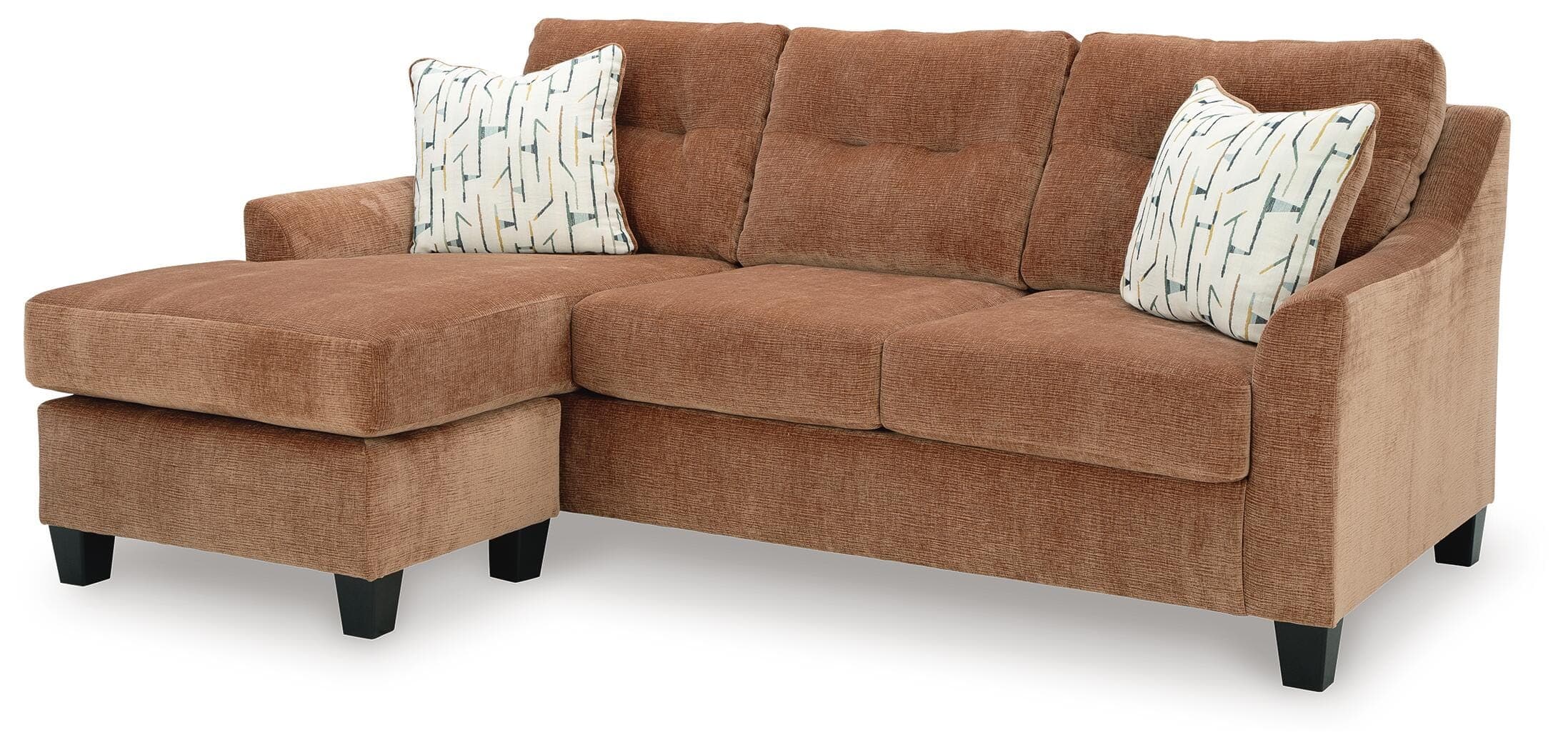 Amity Bay Sofa Chaise — Orange — view 4