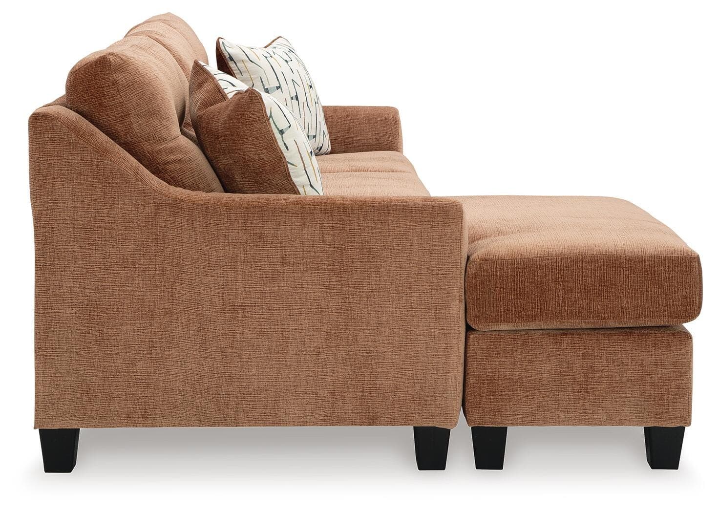 Amity Bay Sofa Chaise — Orange — view 6