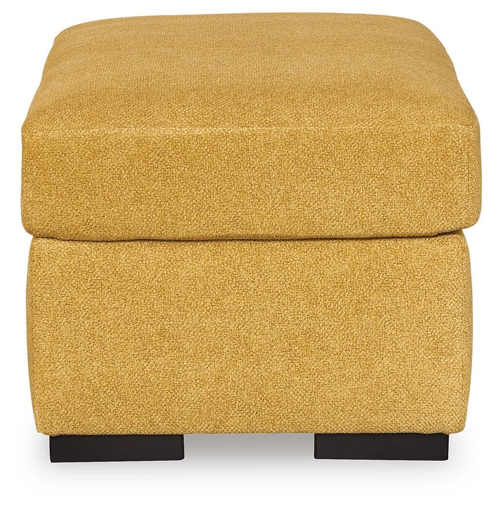 Keerwick Ottoman — Yellow — view 4