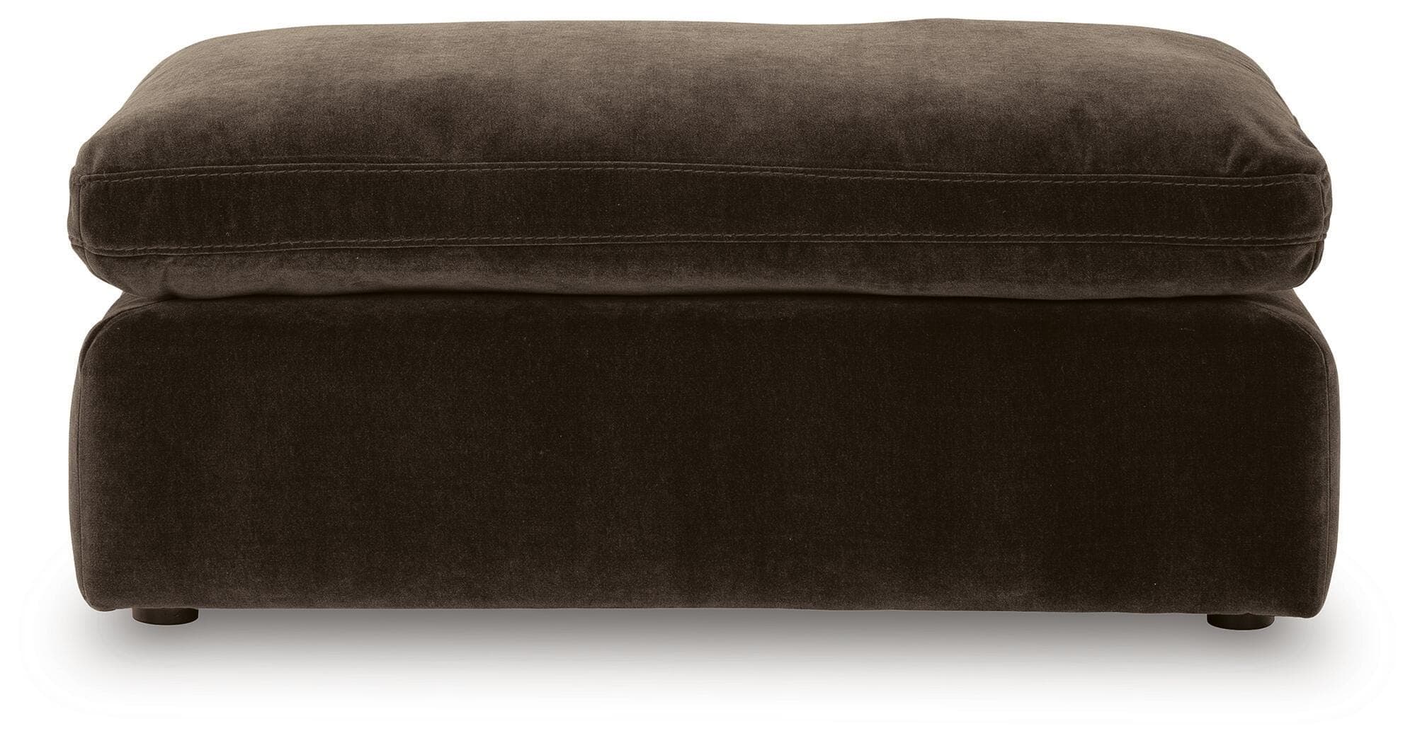 Maxton Heights Ottoman — Black/Gray — view 3