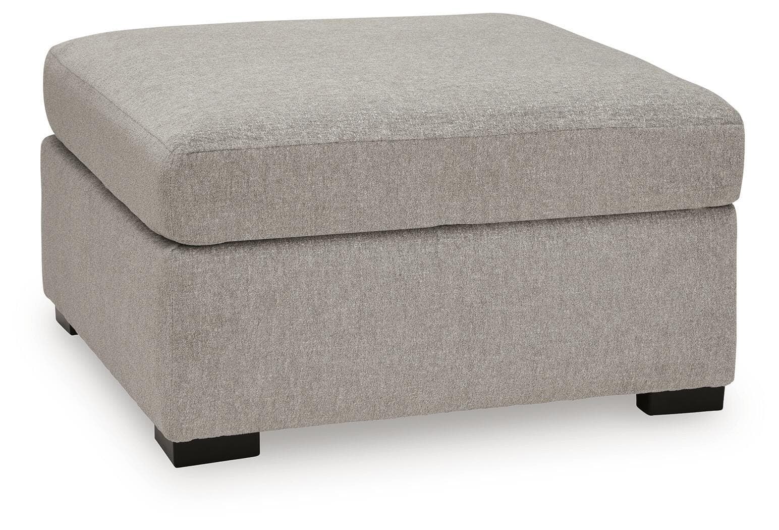 ModMax Luxe Oversized Accent Ottoman — Black/Gray — Elite Furniture Cincinnati