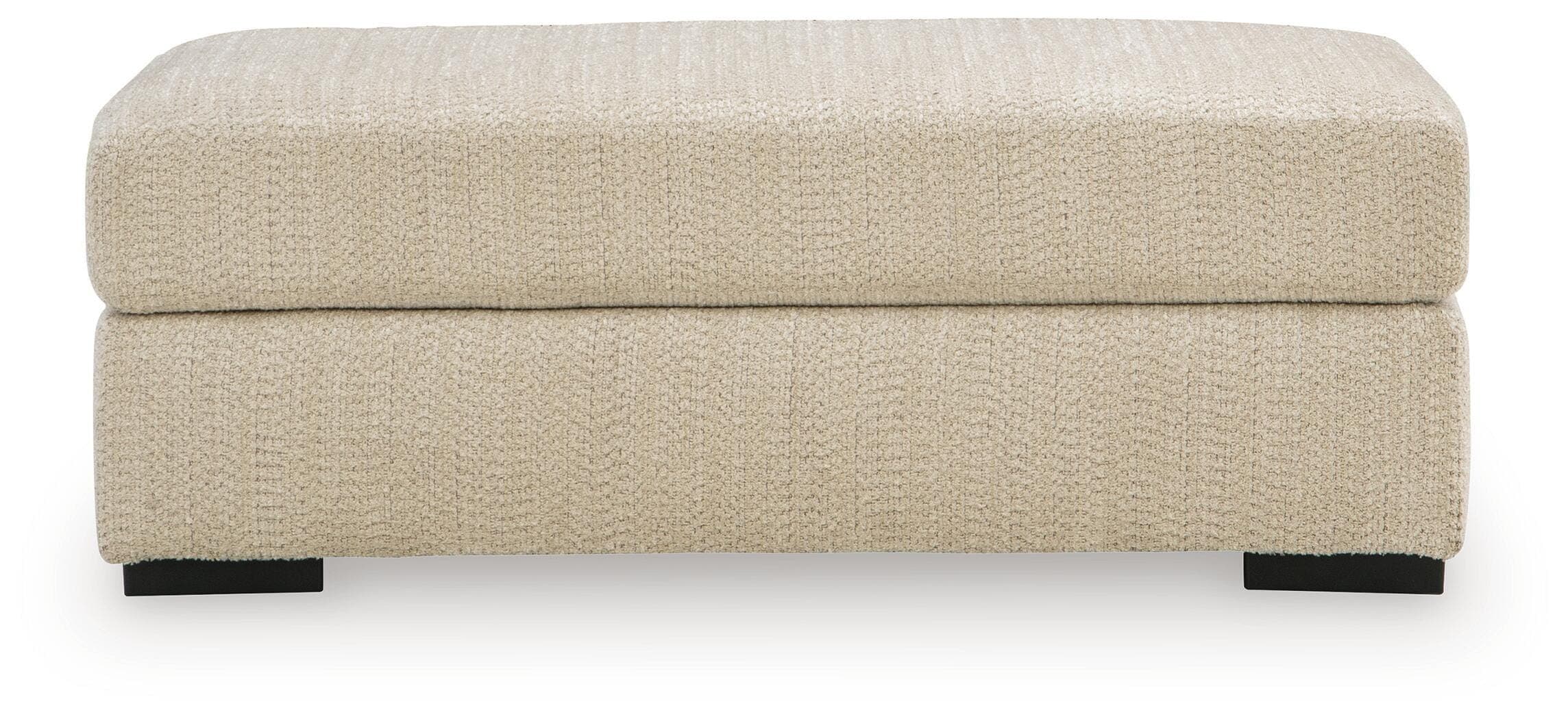 Crespino Ottoman — Brown/Beige — view 3