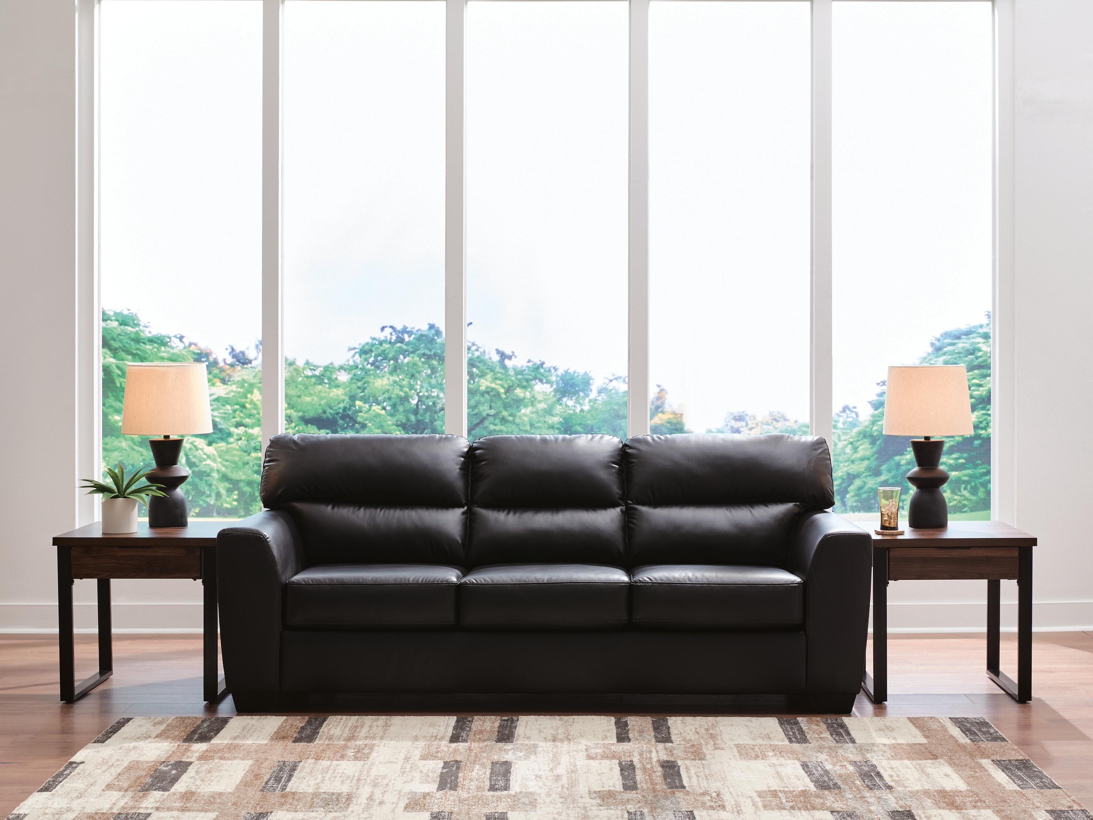 Gavello Sofa — Black/Gray — view 2