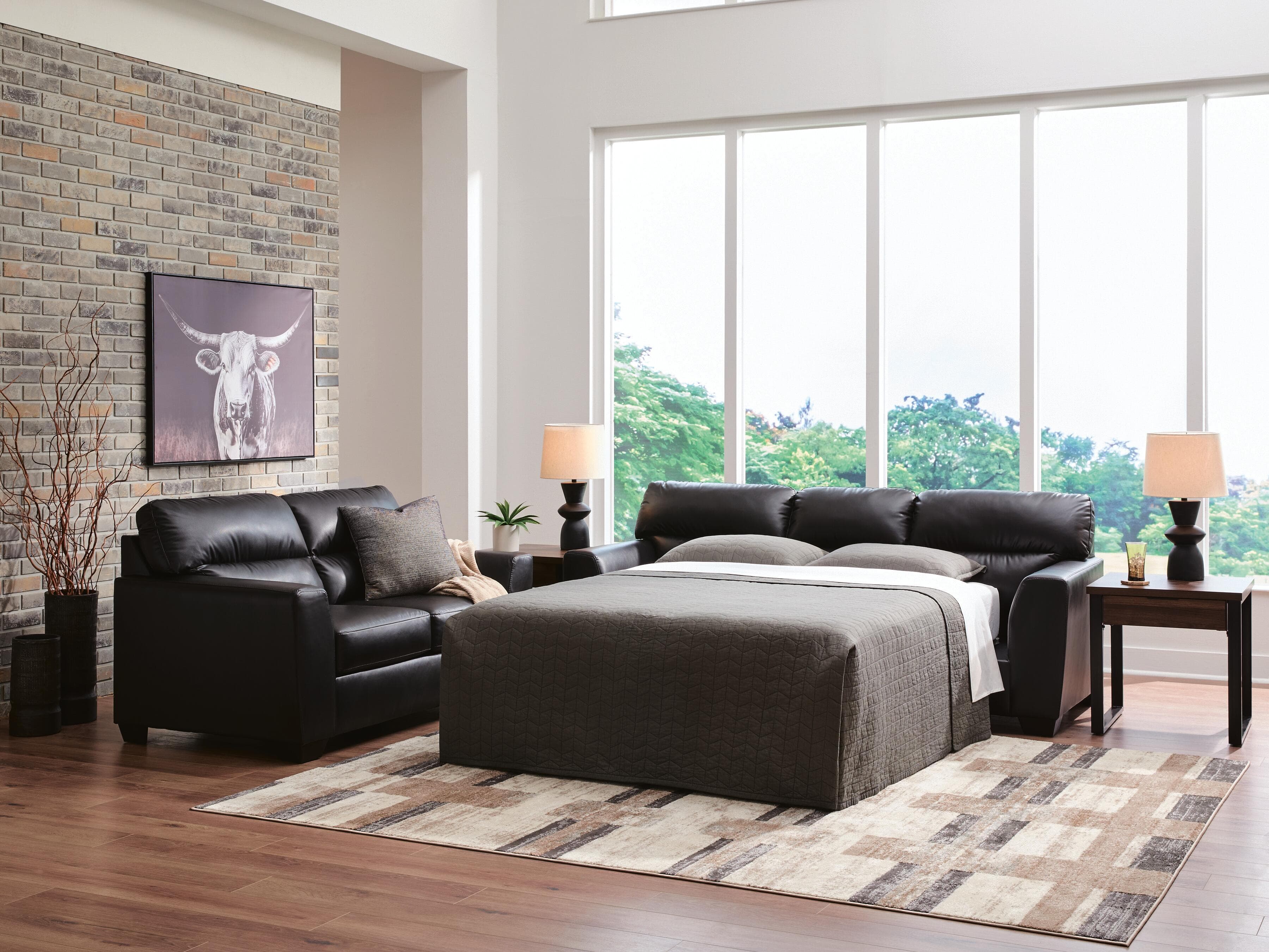 Gavello Queen Sofa Sleeper — Black/Gray — view 2