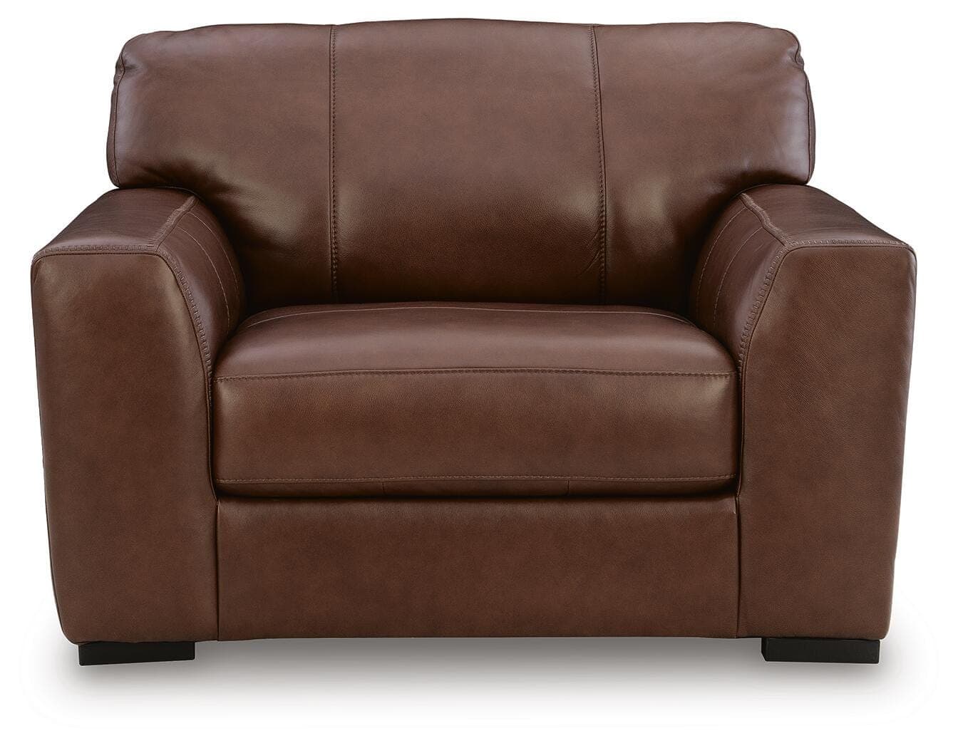 Mossano Oversized Chair — Brown/Beige — view 3