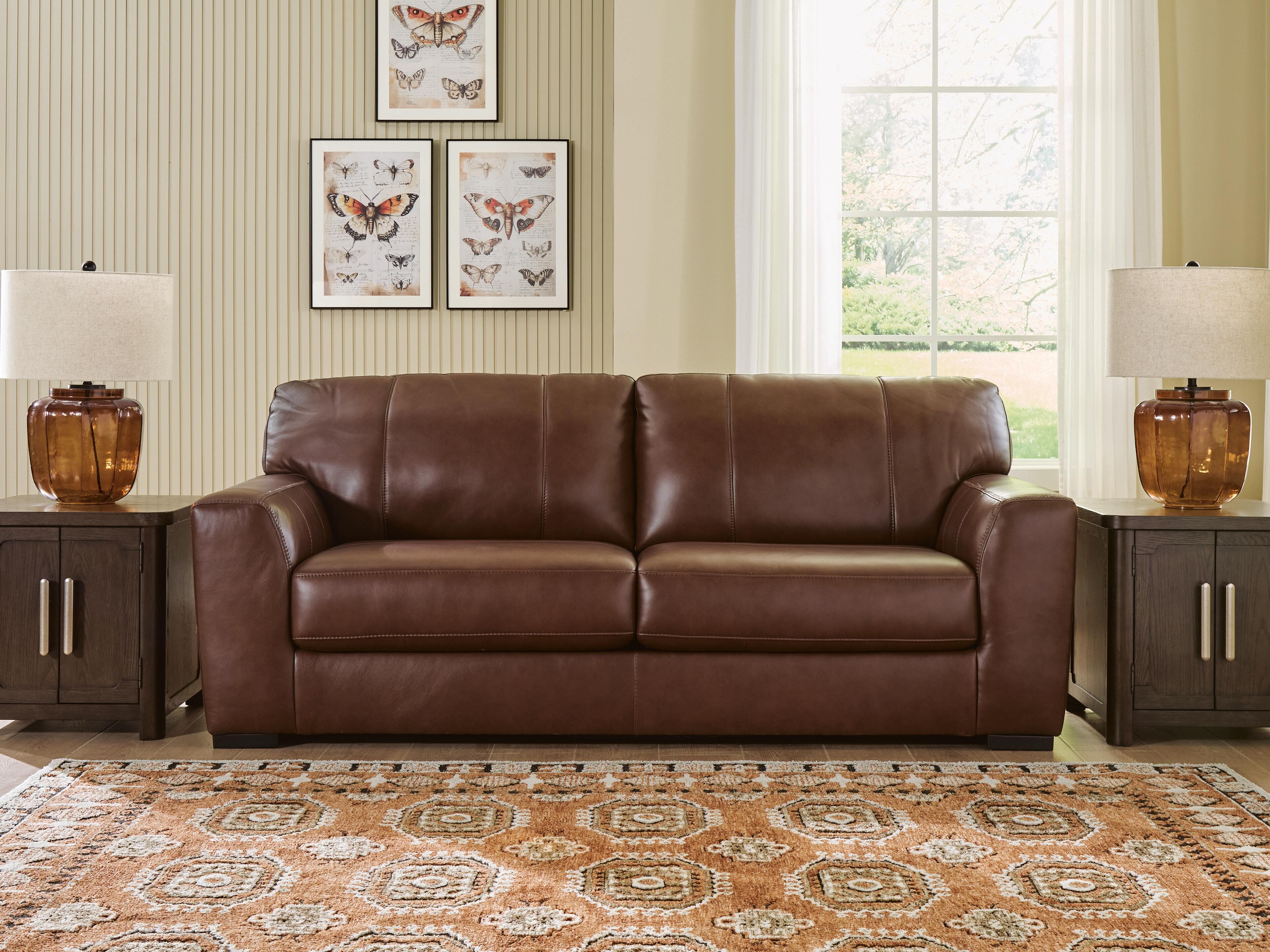 Mossano Sofa — Brown/Beige — view 2