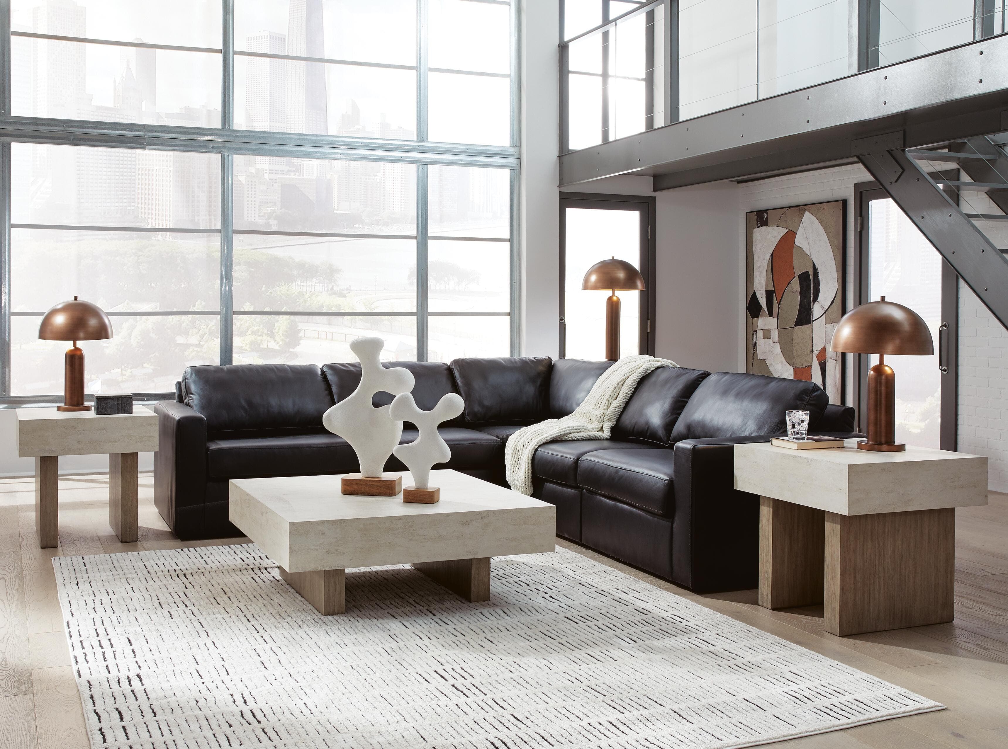 Modmax II 5-Piece Sectional — Black — view 3