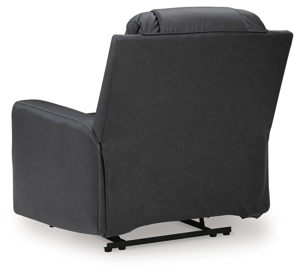 Mackmenville Recliner — Black/Gray — view 5