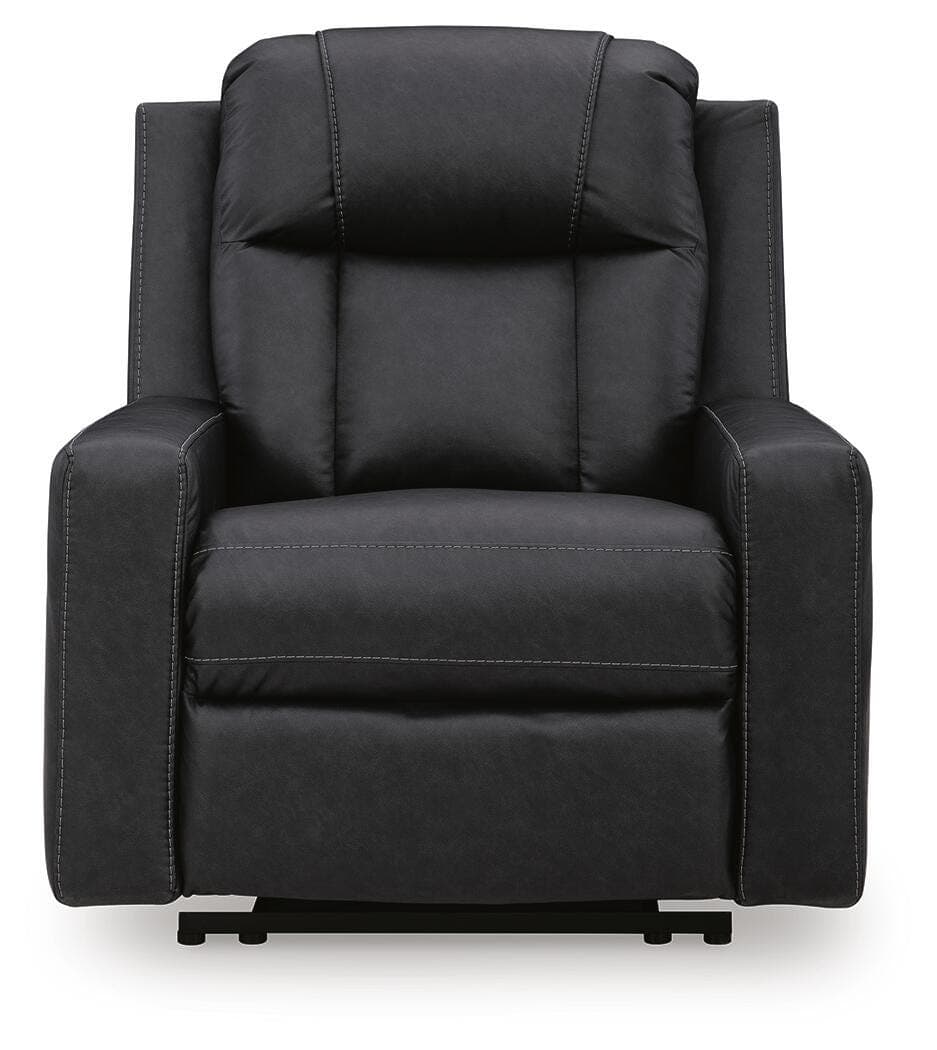 Mackmenville Recliner — Black/Gray — view 4