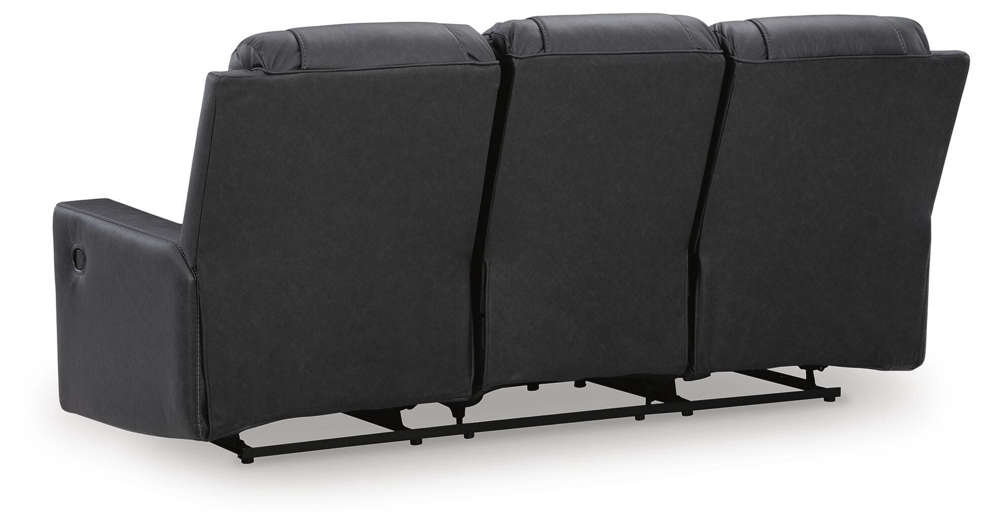 Mackmenville Reclining Sofa — Black/Gray — view 5