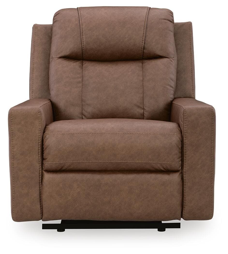 Mackmenville Recliner — Brown/Beige — view 4