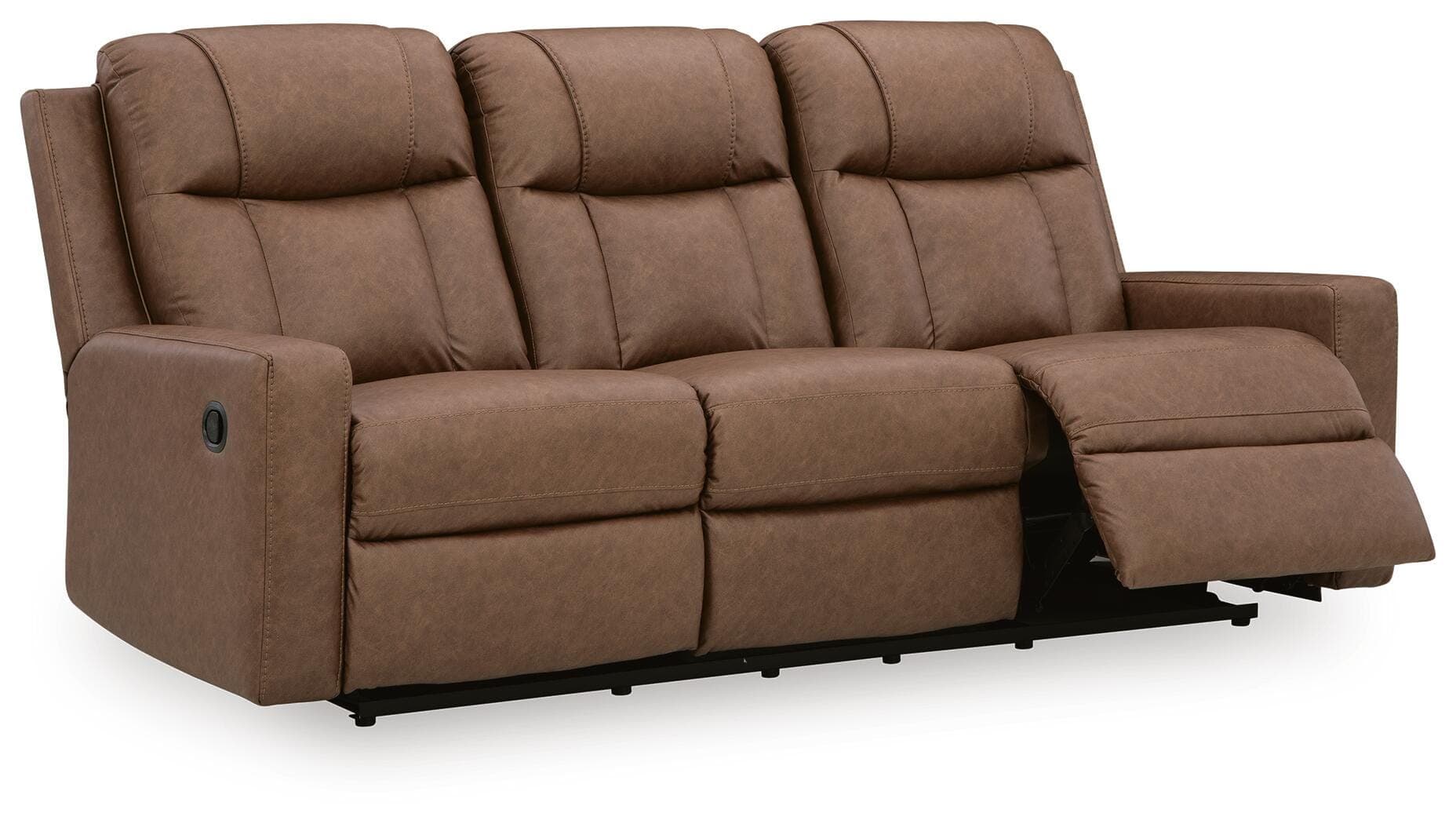 Mackmenville Reclining Sofa — Brown/Beige — view 3