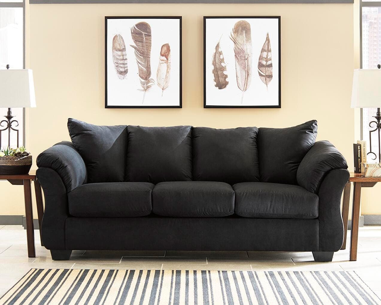 Darcy Sofa — Black/Gray — view 2