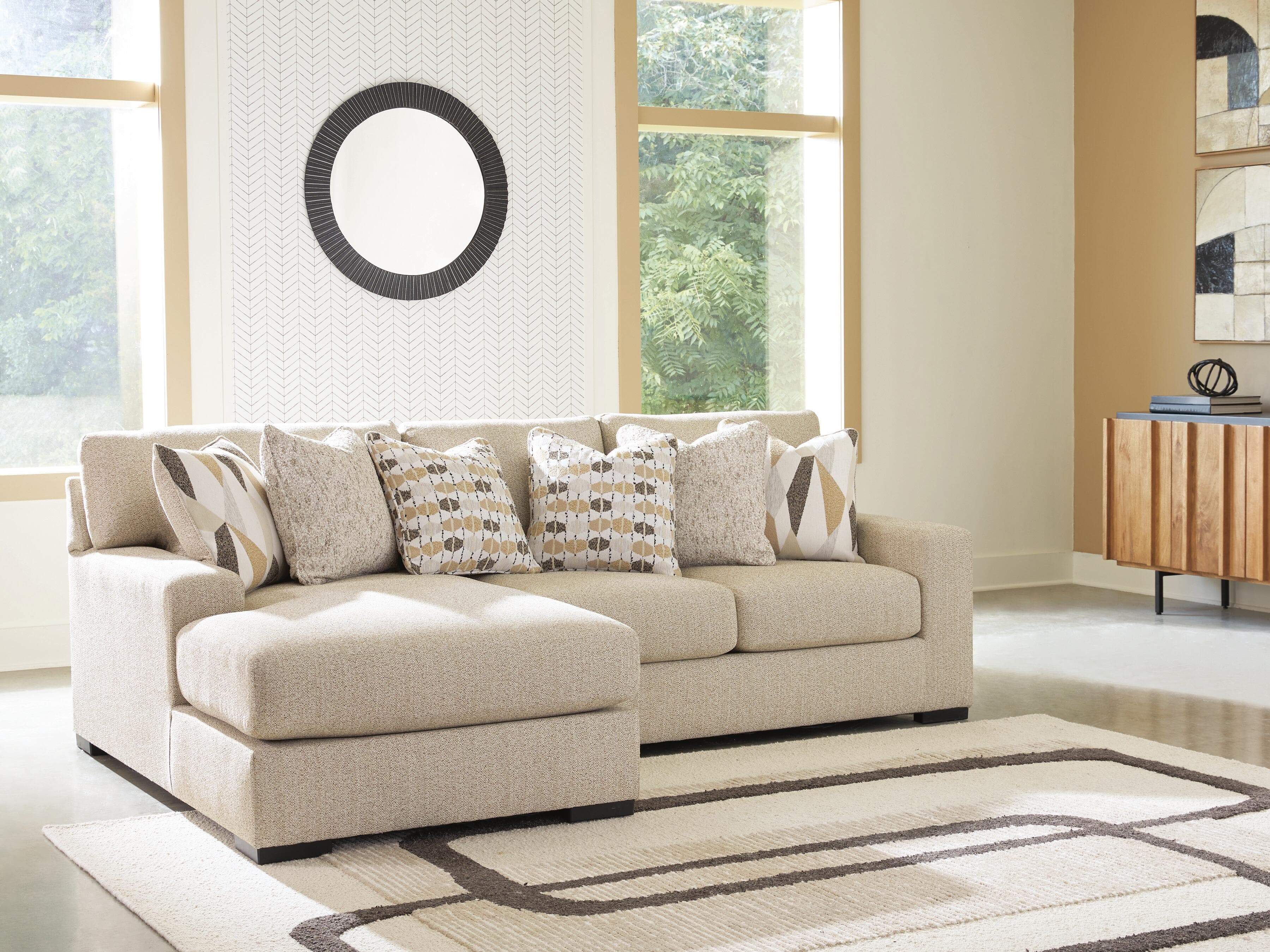 Laurelgrove 2-Piece Sectional Sofa Chaise — Pebble — view 2