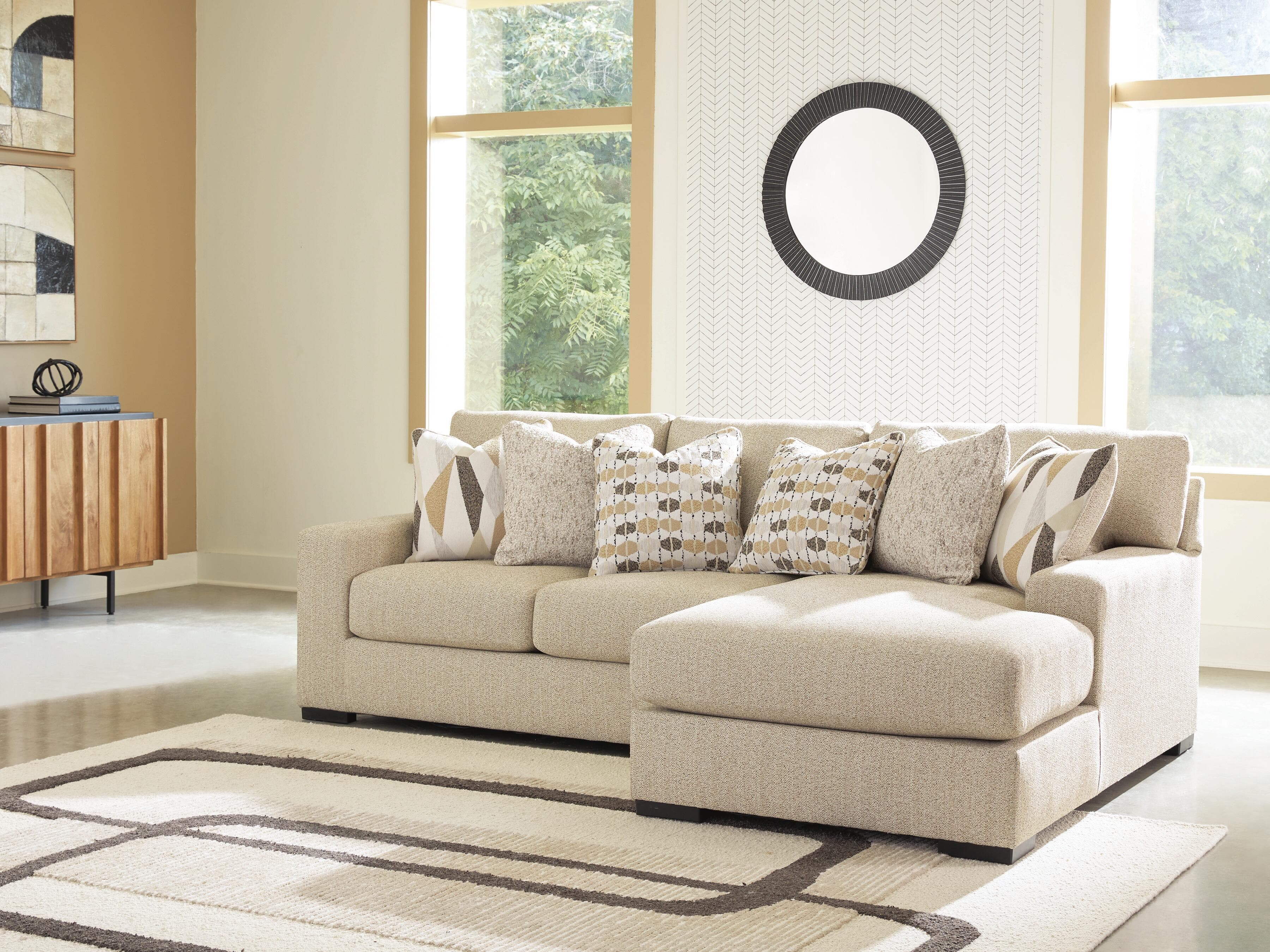 Laurelgrove 2-Piece Sectional Sofa Chaise — Pebble — view 2