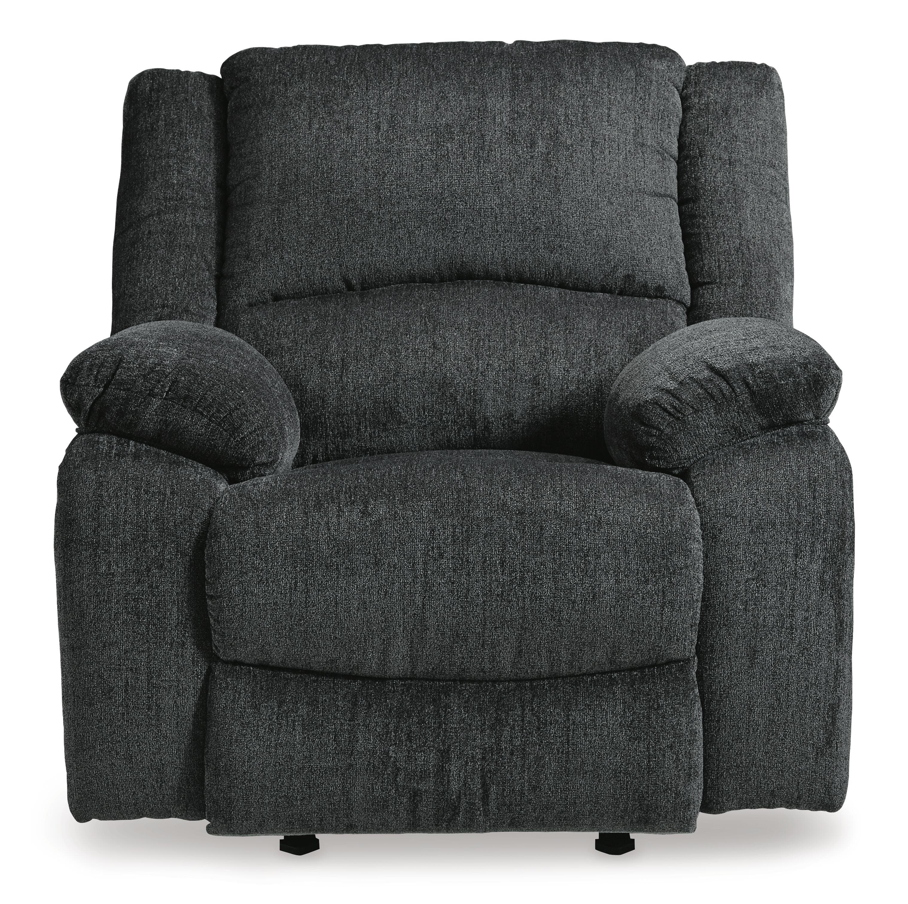 Draycoll Power Recliner — Black/Gray — view 4
