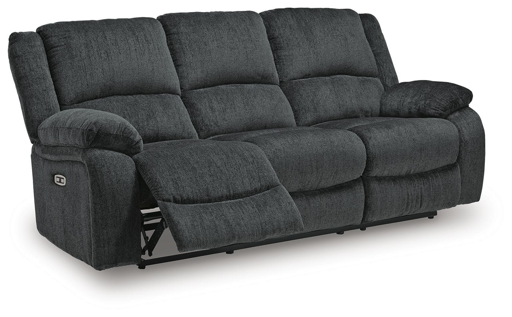 Draycoll Power Reclining Sofa — Black/Gray — view 4