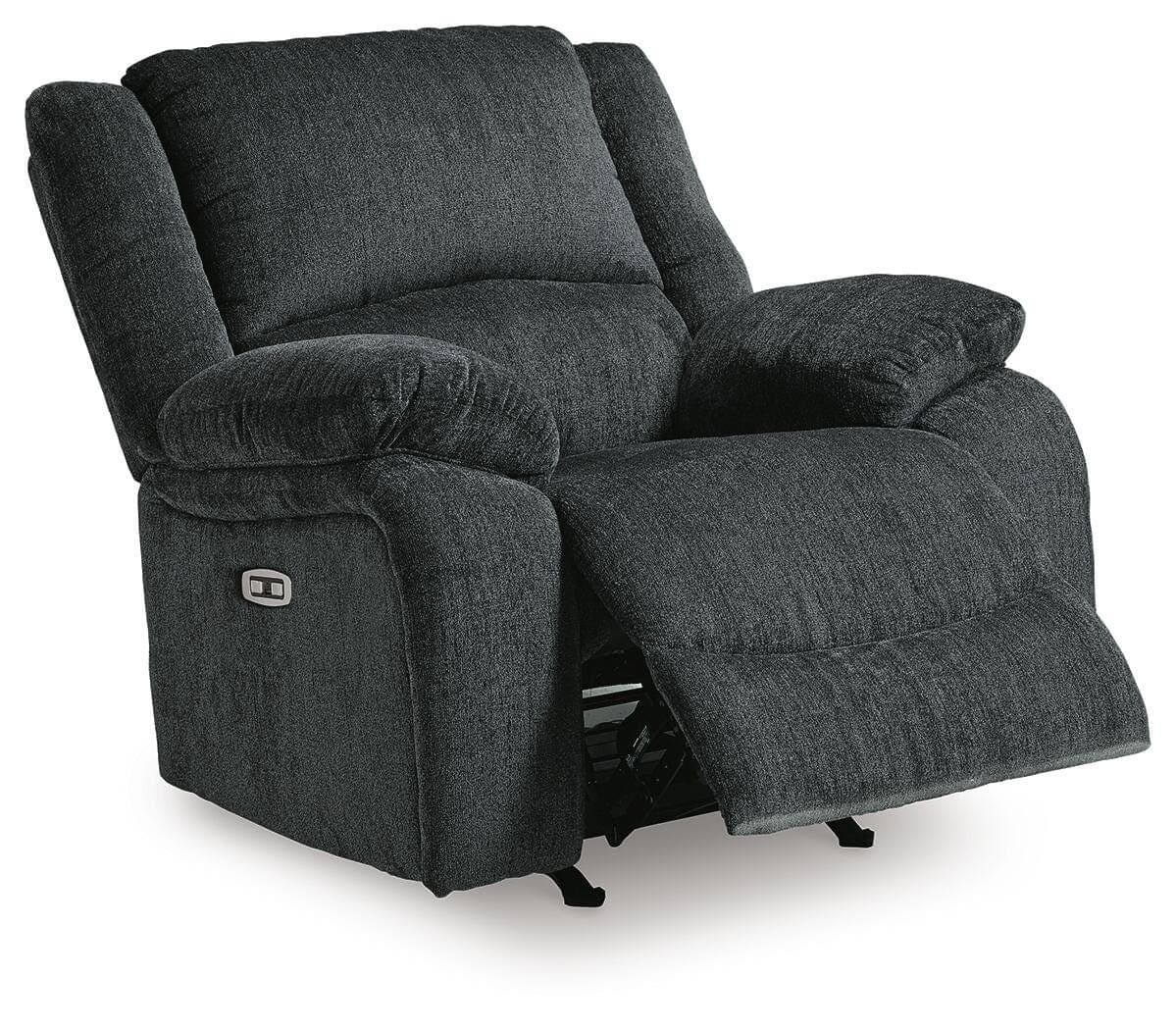 Draycoll Power Recliner — Black/Gray — view 3