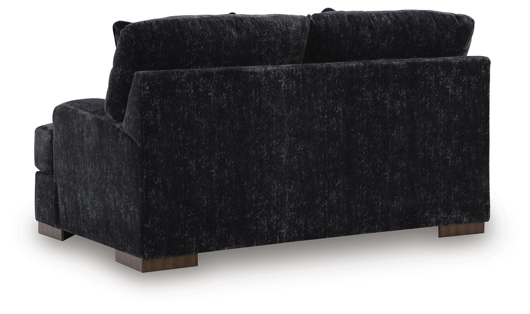 Whitmore Manor Loveseat — Black/Gray — view 4