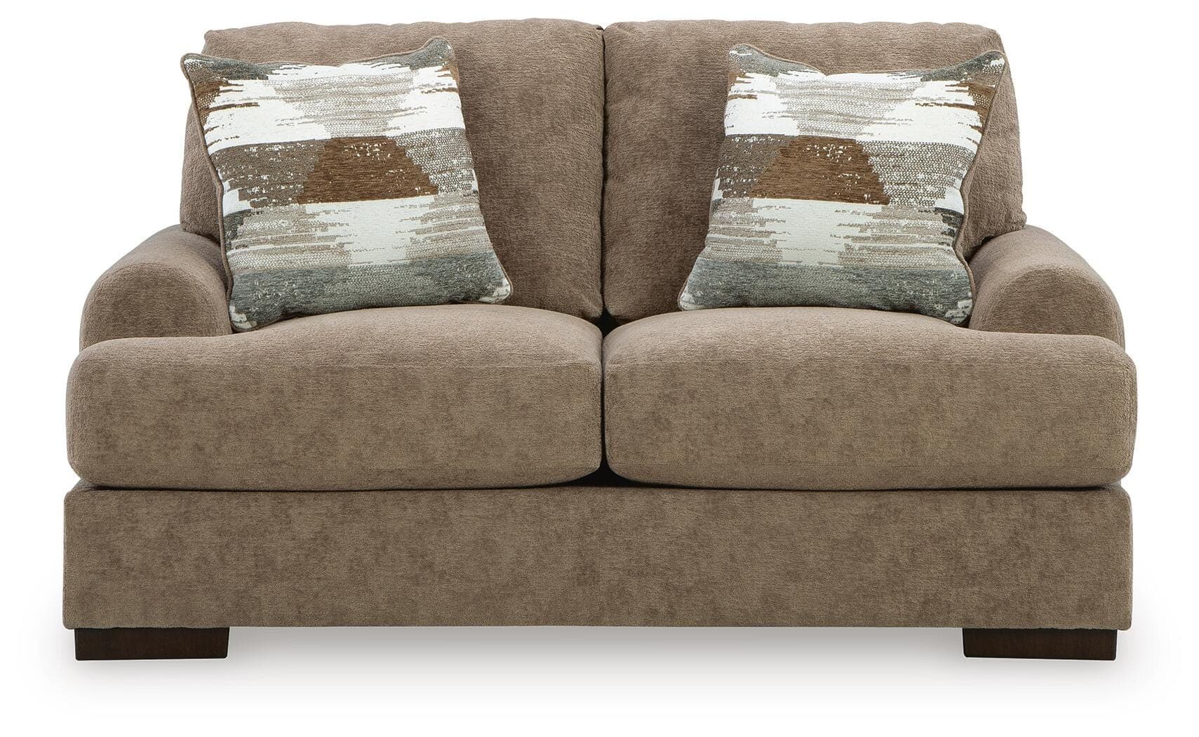 Nolenburg Loveseat — Brown/Beige — view 3