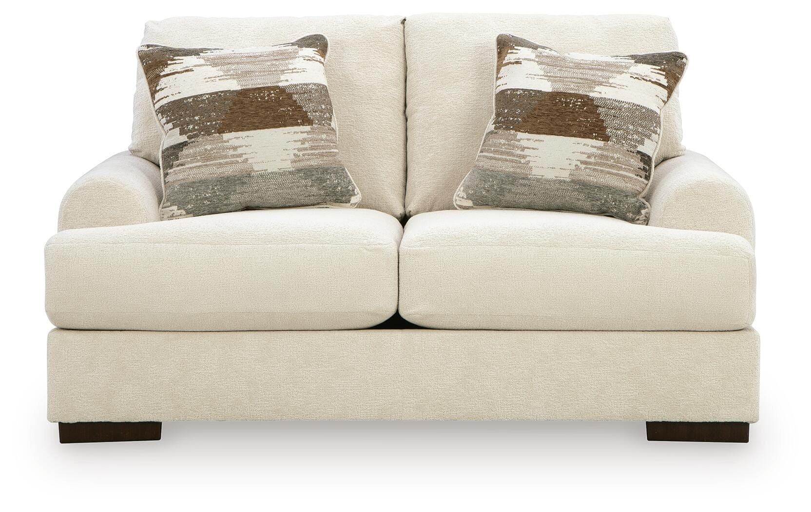 Nolenburg Loveseat — Brown/Beige — view 3
