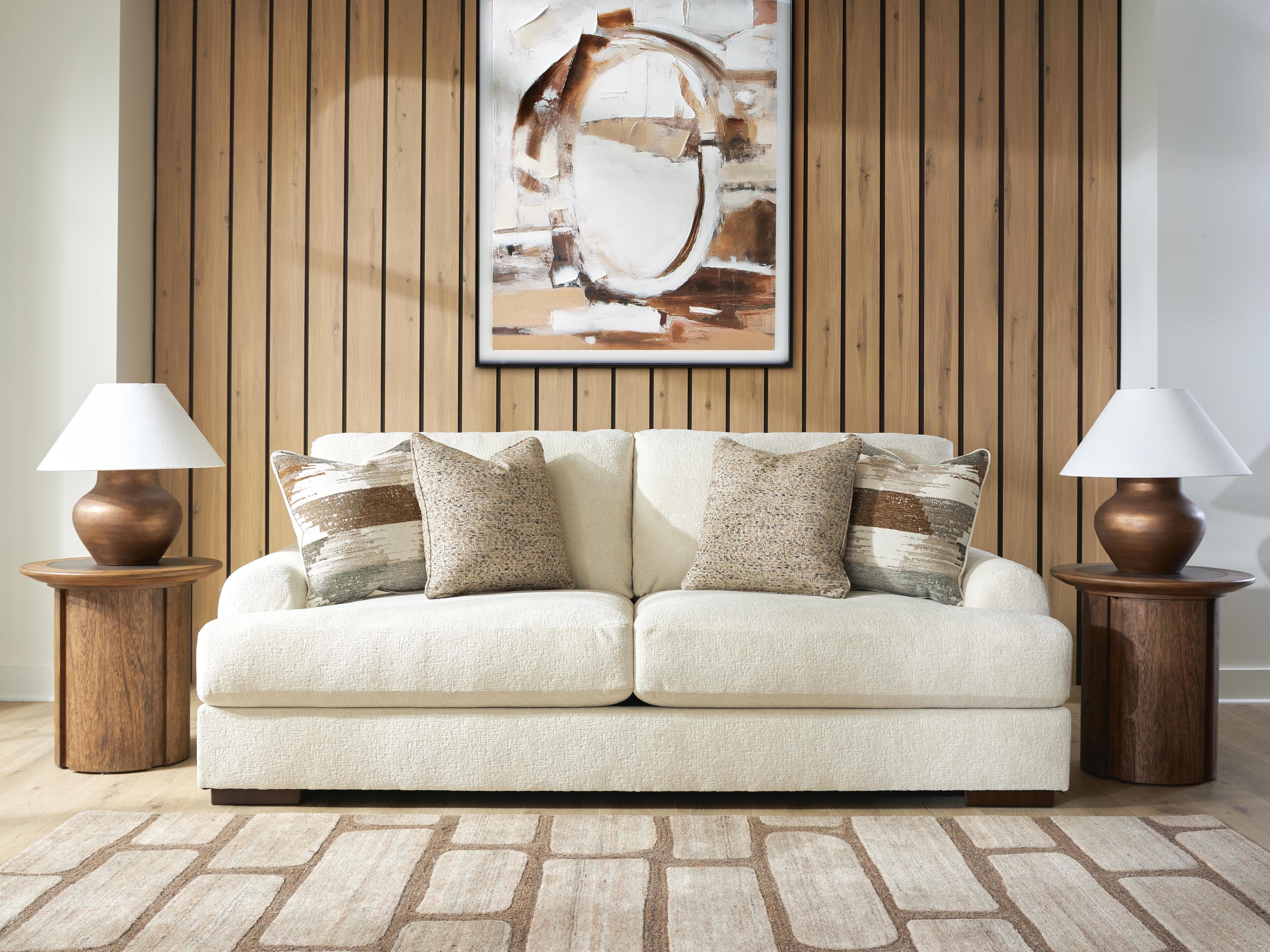 Nolenburg Sofa — Brown/Beige — view 2
