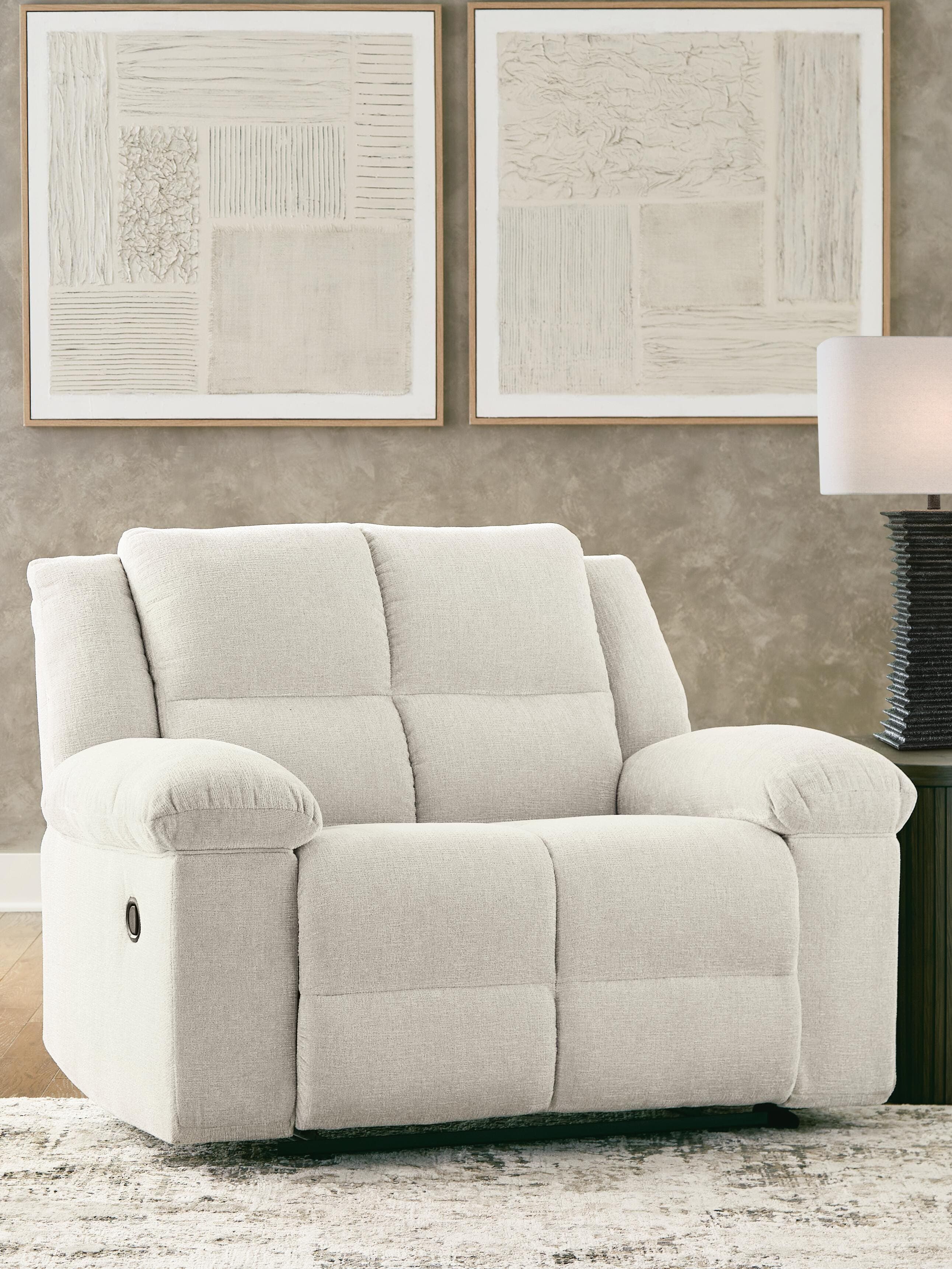 Orlen Oversized Recliner — White — view 2