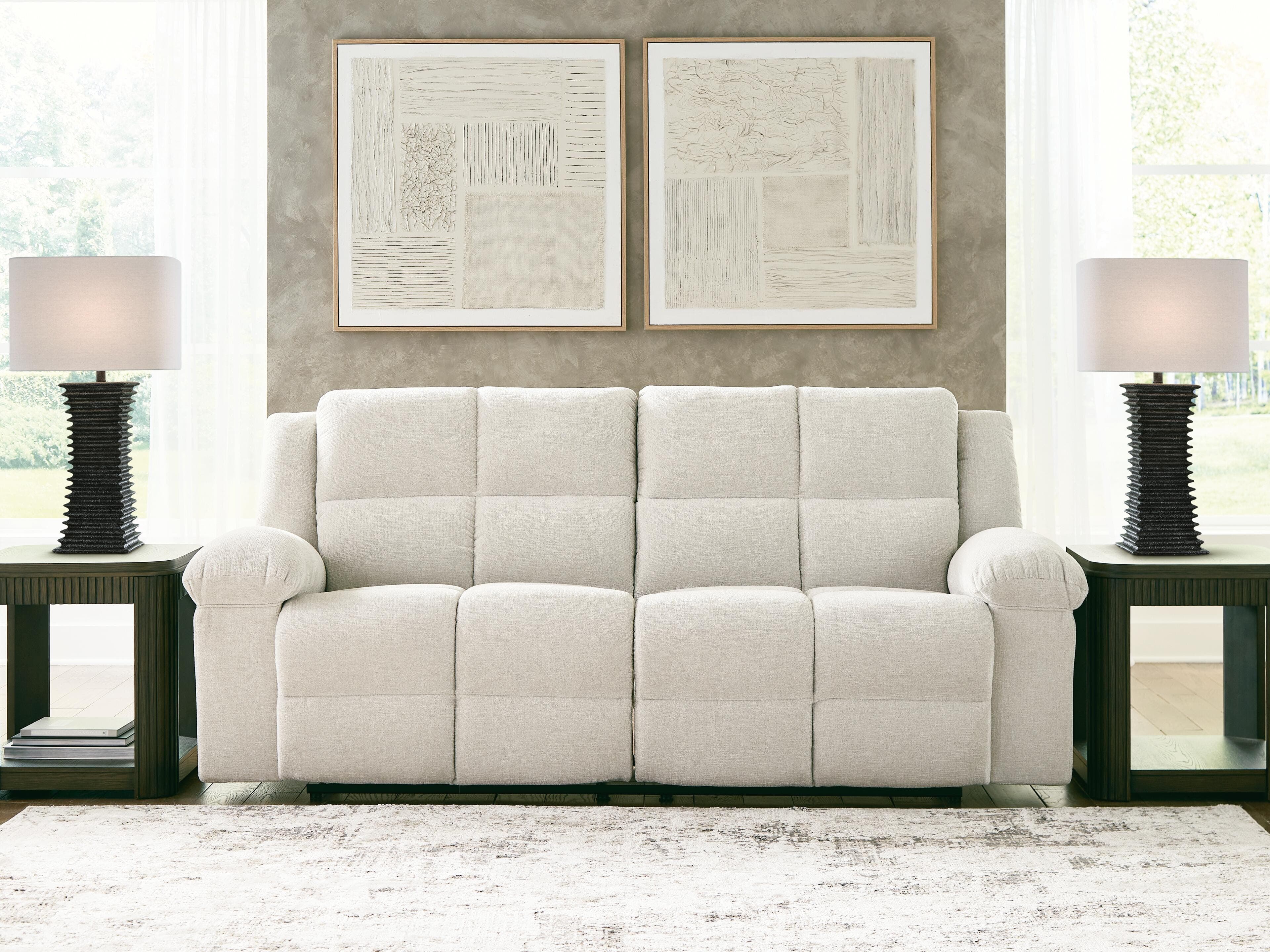 Orlen Reclining Sofa — White — view 2