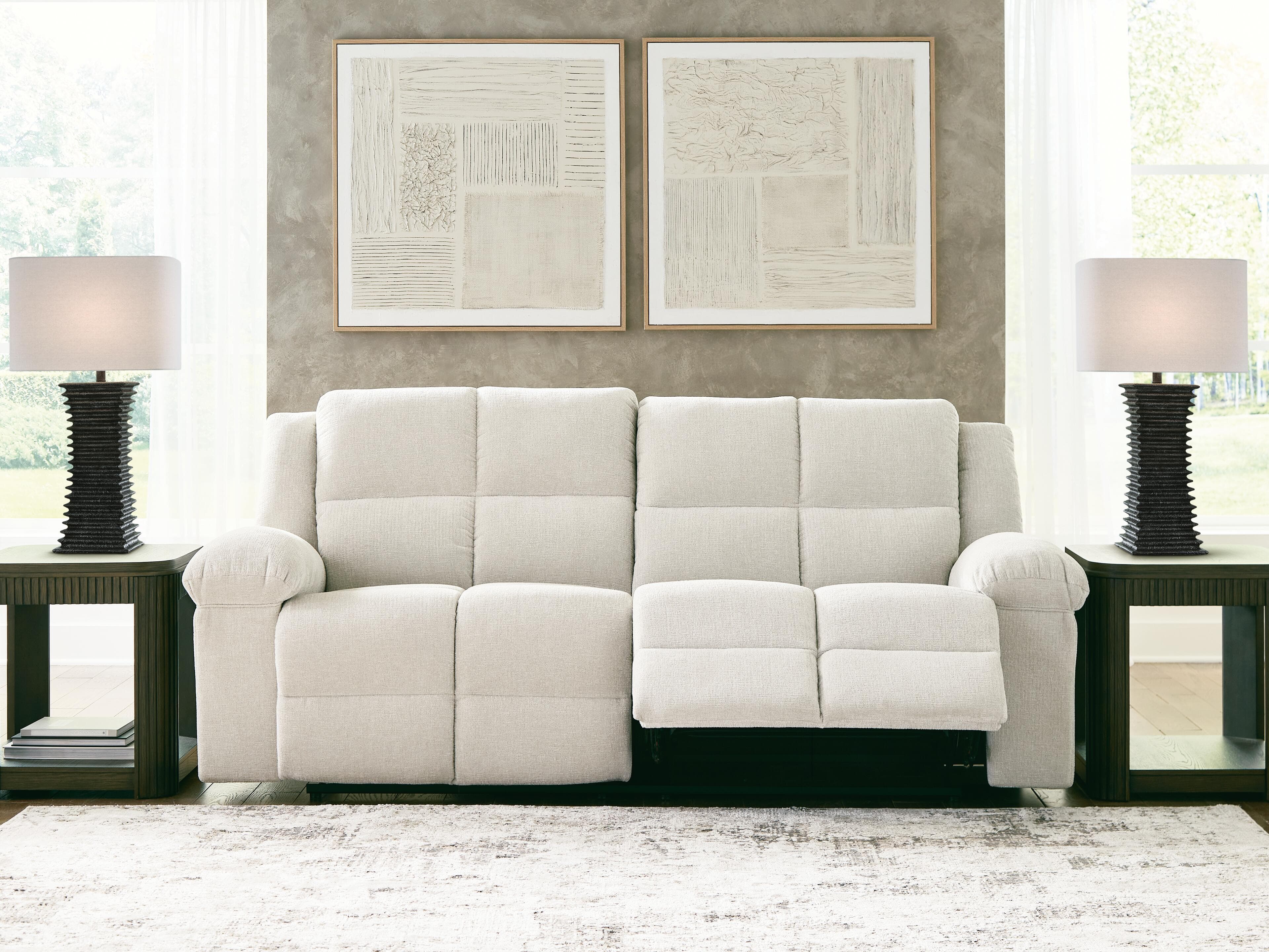 Orlen Reclining Sofa — White — view 6