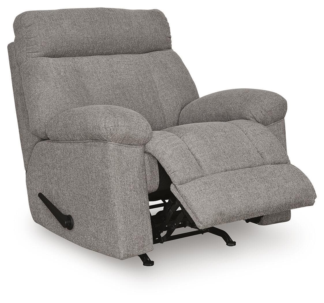 McArlie Recliner — Black/Gray — view 3